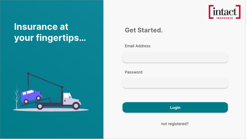 Intact P&C Insurance Claim Application – screenshot 1