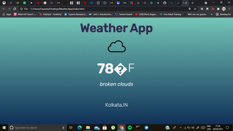 Climate Awareness App – screenshot 1