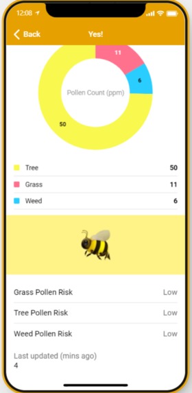 BeeCareful: Manage your Allergies – screenshot 1