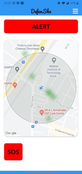 DefenShe - Women's Emergency Alert System – screenshot 4