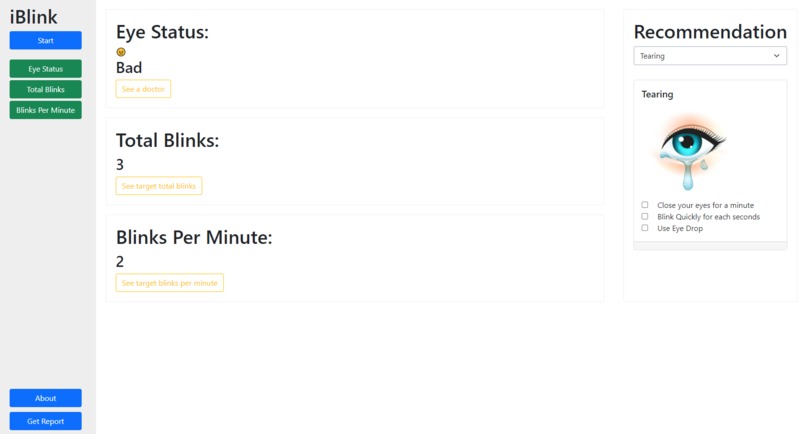 iBlink – screenshot 1