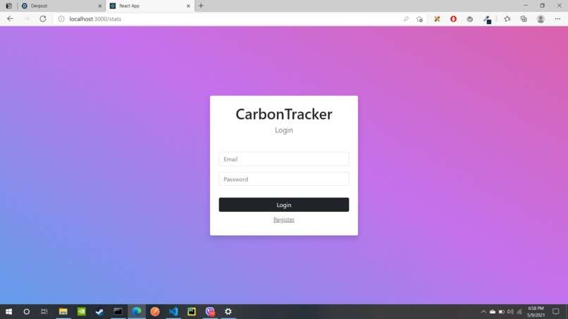 CarbonTracker – screenshot 3