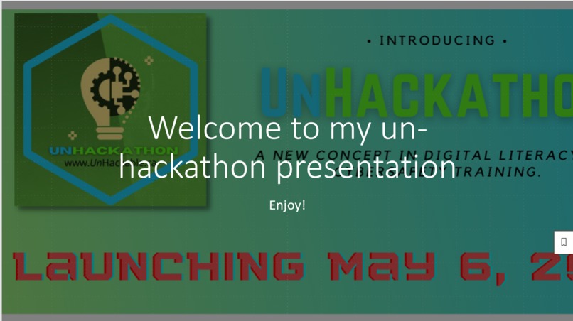 My un-hackathon – screenshot 1