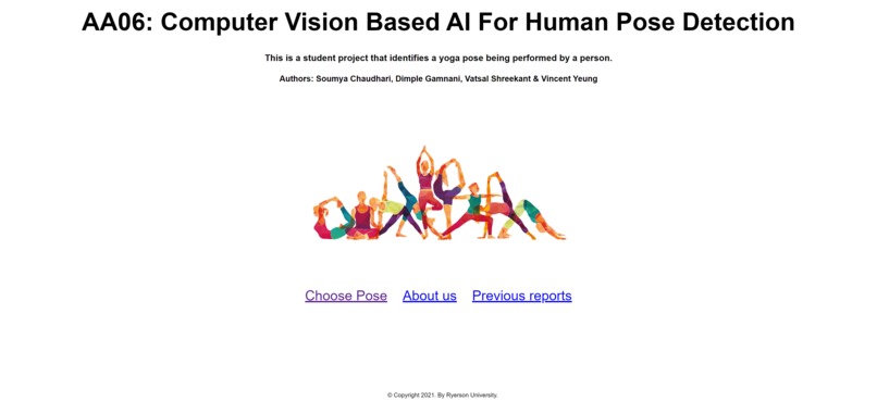 Computer Vision Based AI for Human Pose Detection – screenshot 1