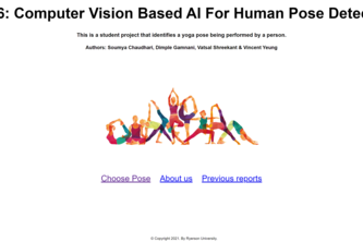Computer Vision Based AI for Human Pose Detection