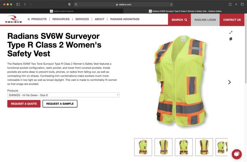 Radians Product Catalog – screenshot 2