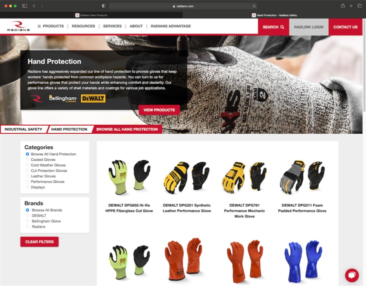 Radians Product Catalog – screenshot 4