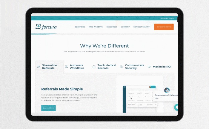 Forcura Facilitates Care Coordination in Healthcare – screenshot 2