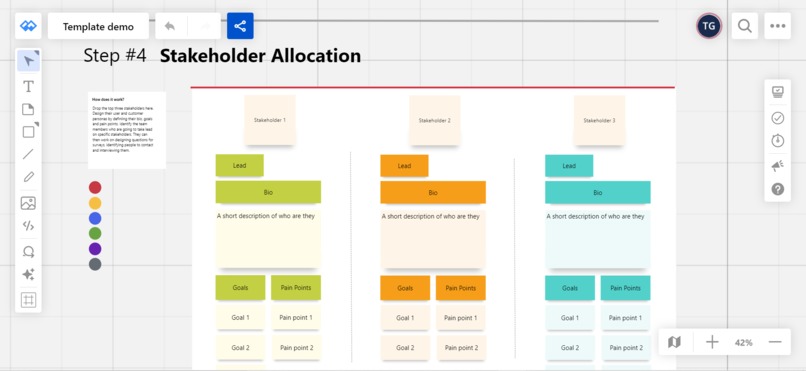 Stakeholder Template – screenshot 4