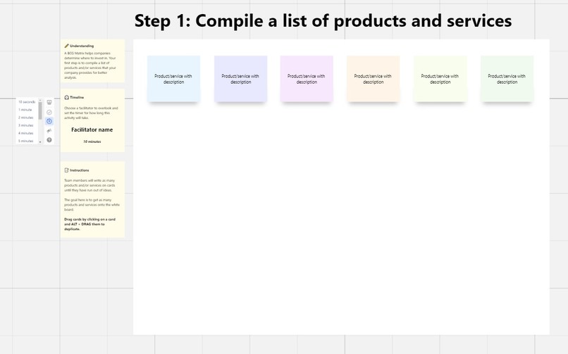 BCG Growth-Share Matrix – screenshot 1