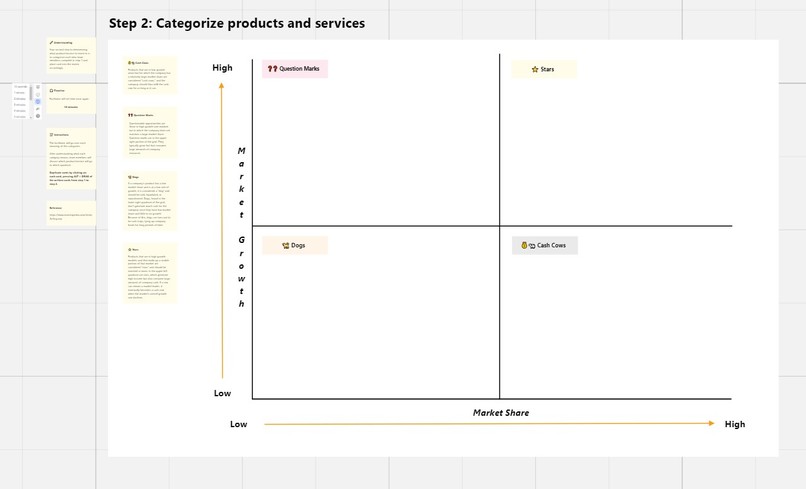 BCG Growth-Share Matrix – screenshot 2