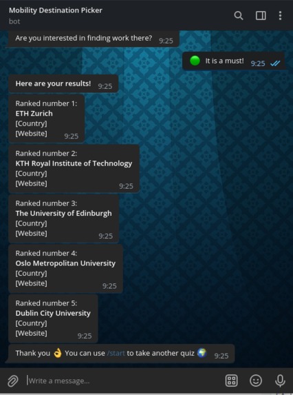 Mobility Destination Picker – screenshot 3