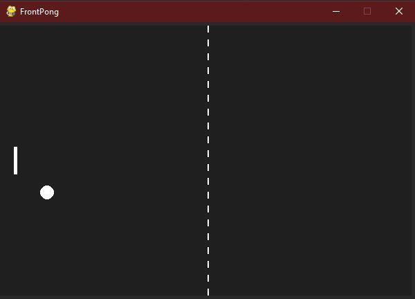 Reinforcement Learning for a PONG game – screenshot 2