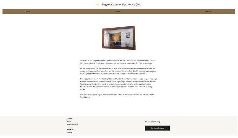 Club Ledger App – screenshot 1