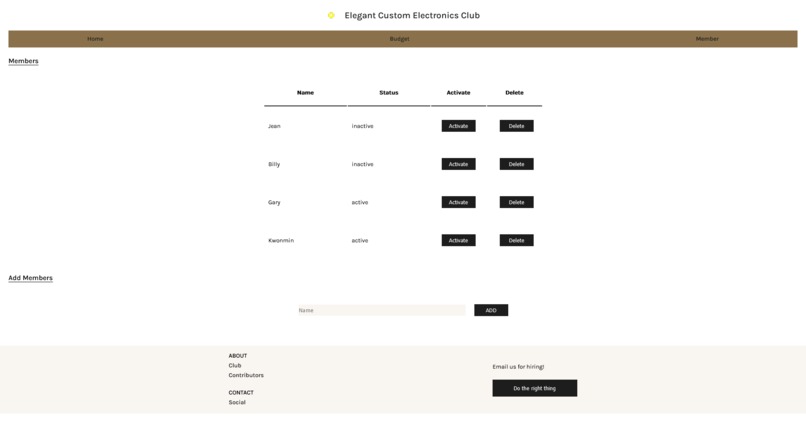 Club Ledger App – screenshot 3