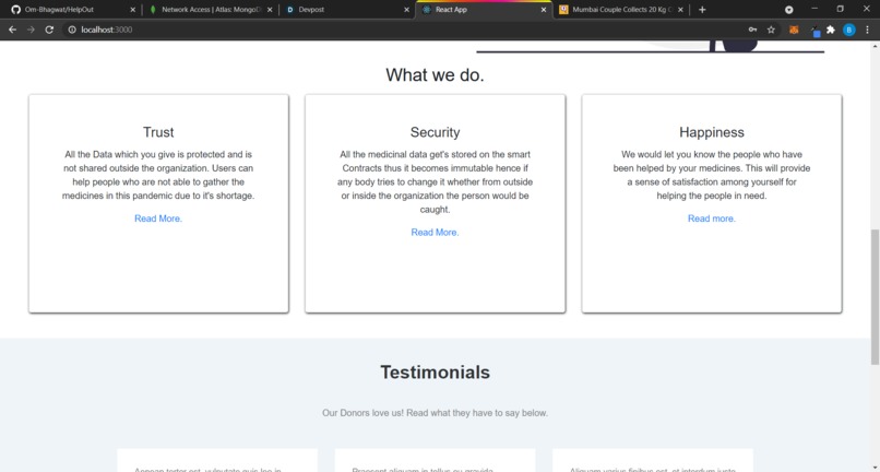 HelpOut – screenshot 2