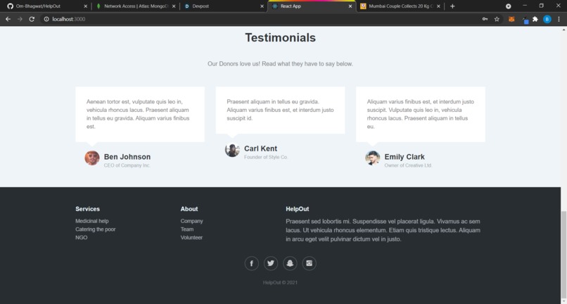 HelpOut – screenshot 3