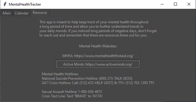 Mental Health Tracker – screenshot 3