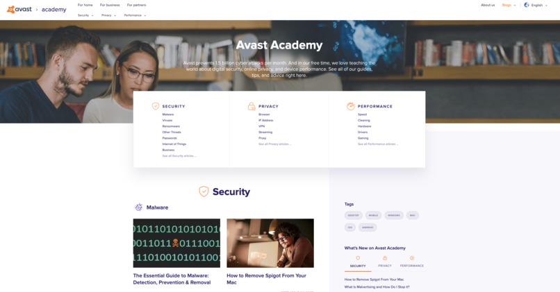 Avast Academy – screenshot 1