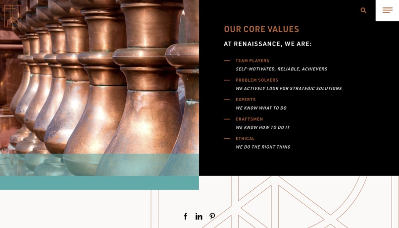 Renaissance Website – screenshot 7