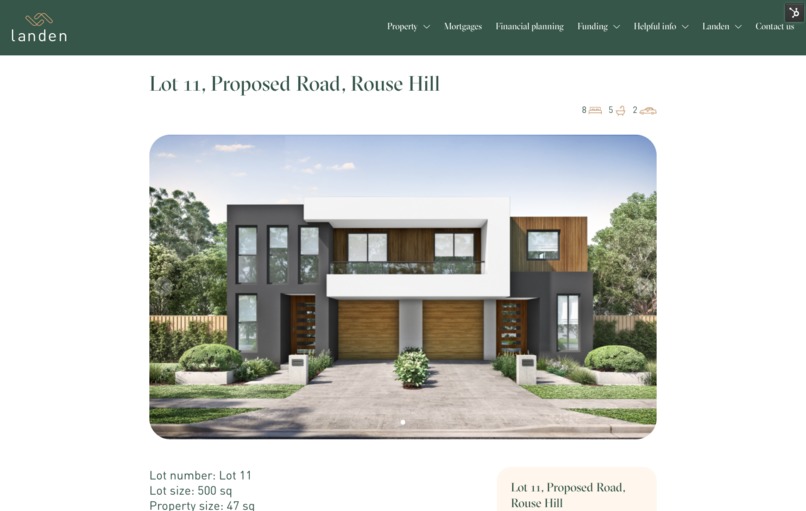 Landen Property  - CRM Strategy & Website Development – screenshot 3