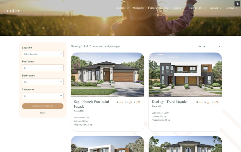 Landen Property  - CRM Strategy & Website Development – screenshot 5