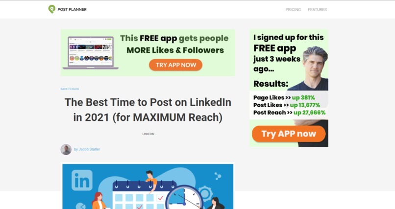 Post Planner Dynamic CTAs on Blog Posts – screenshot 1