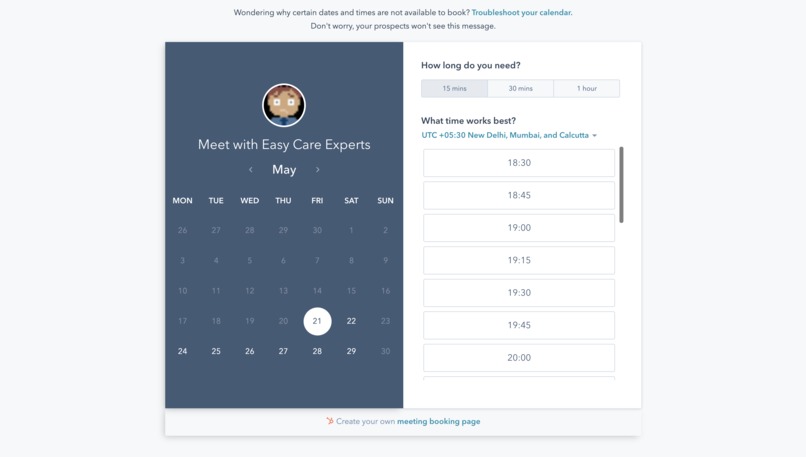 Easy Care: Create memberships platform using CMS HUB & CRM. – screenshot 6