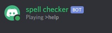 spell chacker bot – screenshot 1