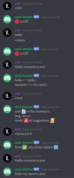 spell chacker bot – screenshot 4