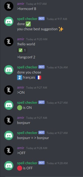 spell chacker bot – screenshot 5