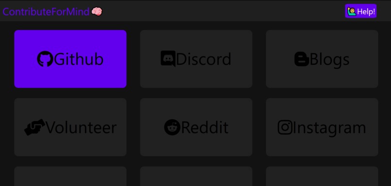 ContributeForMind – screenshot 1