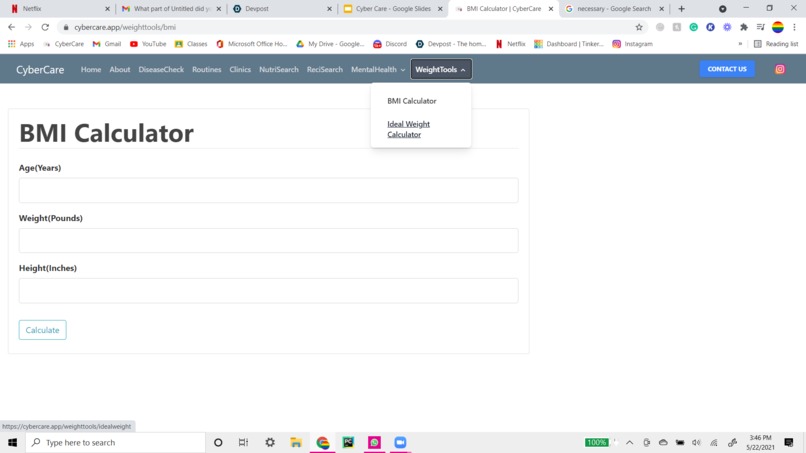 CyberCare – screenshot 1
