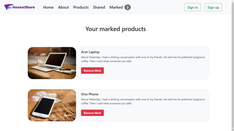 Honest Share – screenshot 4