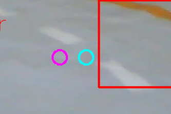 Lane following for robot to deliver goods