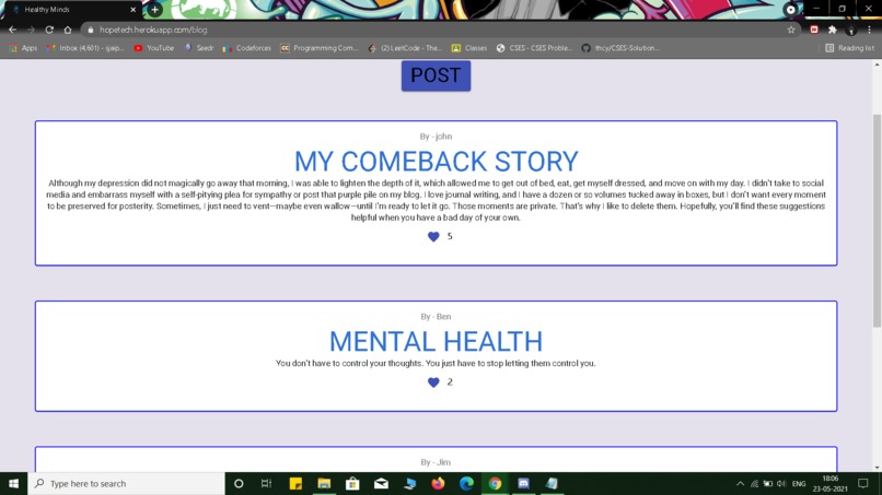 Healthy Minds – screenshot 3