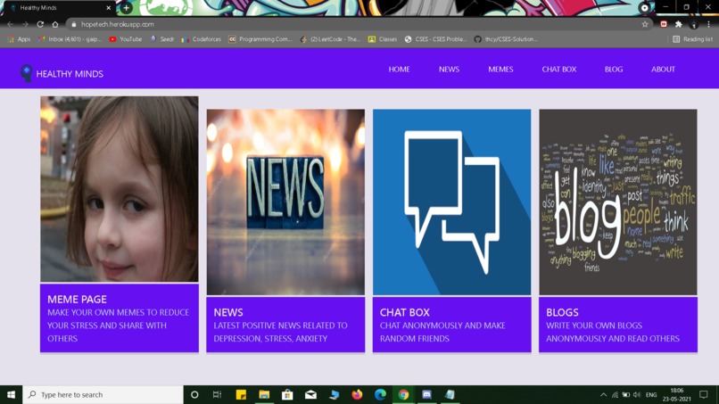 Healthy Minds – screenshot 1