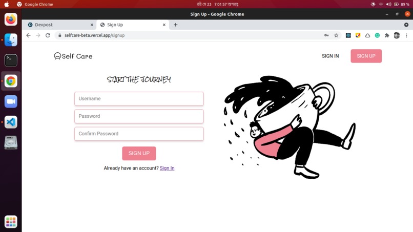 Self Care – screenshot 2