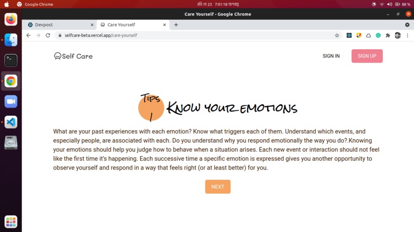 Self Care – screenshot 5