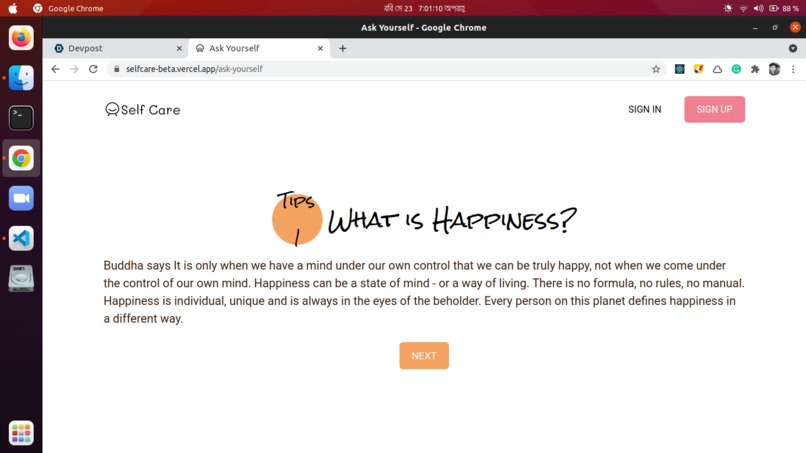 Self Care – screenshot 6