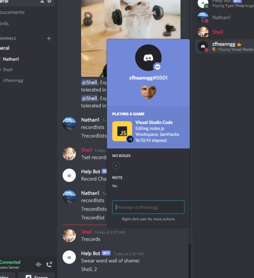 Help Bot – screenshot 2