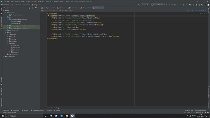 Padrinhos digitais – screenshot 1