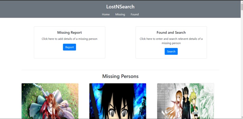 LostnSearch – screenshot 1