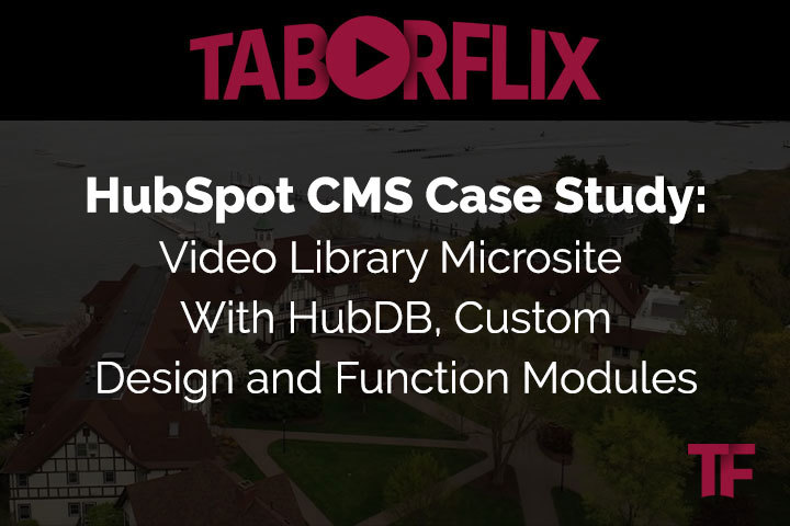 Video Content Microsite - Tabor Academy – screenshot 1