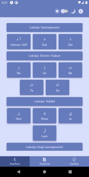 Moja Sufara - Arabic letters and tajweed for non-arabs – screenshot 1