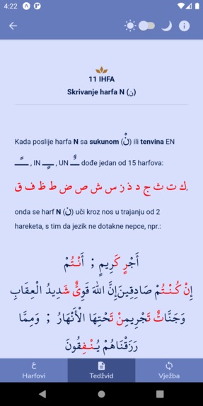 Moja Sufara - Arabic letters and tajweed for non-arabs – screenshot 7