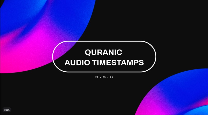 Quranic  Audio Timestamps – screenshot 1