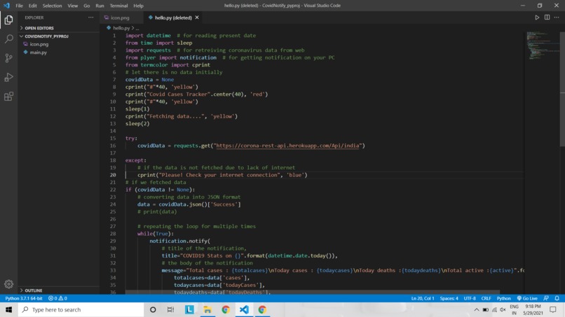 Covid Cases Tracker – screenshot 1
