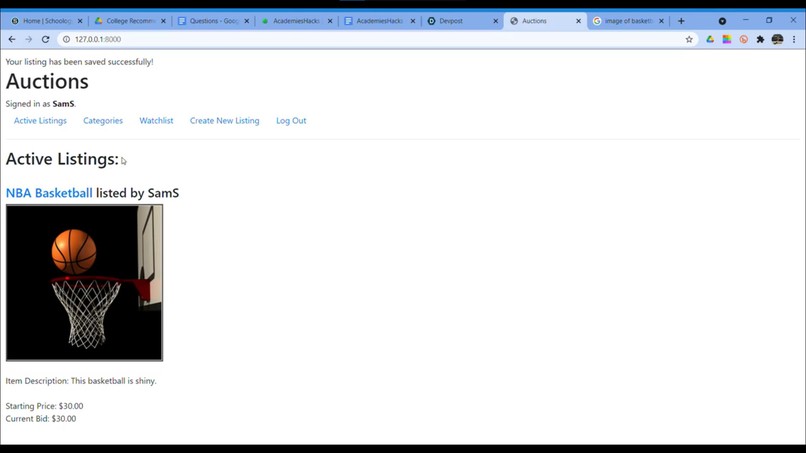 ECommerce Site – screenshot 2