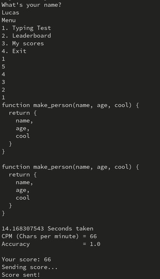 TerminalTyper – screenshot 2